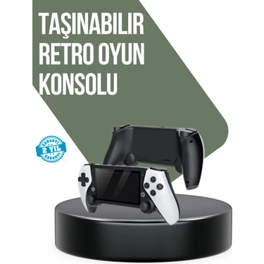 Lisinya Ps1 Gba Nes Oyun Destekli Retro Cihaz 64 GB Alp Yeşili Renkli 2 Kollu Oyun