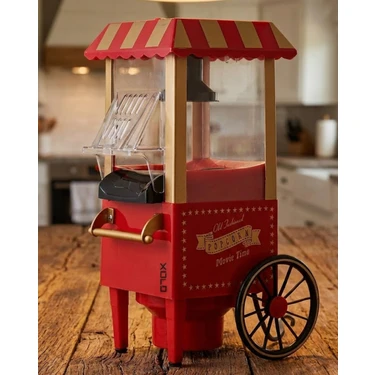 5 Dakikada Popcorn Hazırlayan Yağsız Patlatma Makinesi -