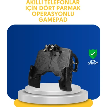 Gerçekçi Oyun Deneyimi Sunan Dört Parmak Mobil Gamepad -
