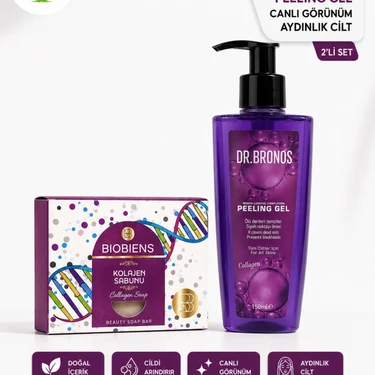 Dr.bronos Collagen Peeling Jel 150 ml + Bıobıens Kolajen