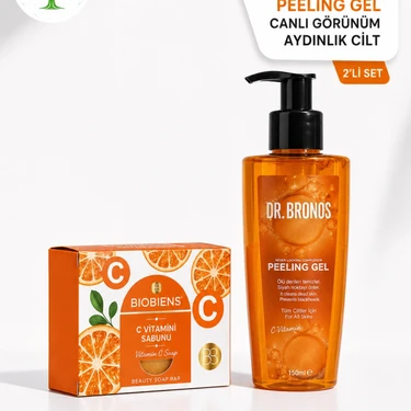 Dr.bronos C Vitamin Peeling Jel 150 ml & Biobiens C Vitamini