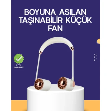 sbodurhome Katlanabilir Asılabilir Mini Fan USB Şarjlı 3 Kademeli