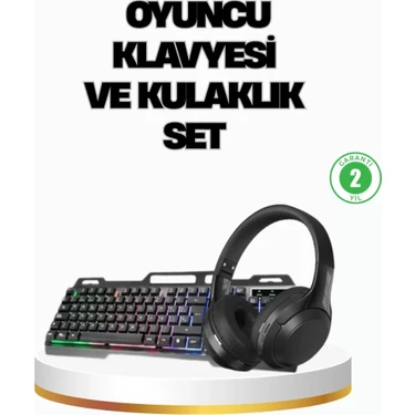 Nemere İthalat HN01 Kulaklık + PG-8018 Oyuncu Klavyesi Set Nemere