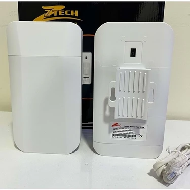 Hsc Bilişim Ztech ZR-1000 " 1km 2*10/100MBPS RJ45 1 x Poe+1 x Lan Port 24V Poe Or 12V Dc 300MBPS "