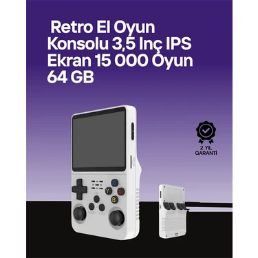 Zenvia Zcv Mey Ithalat® 64 GB Retro Oyun Konsolu – Çoklu Emülatör Desteği, Linux Tabanlı Açık