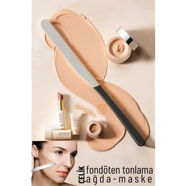 Uravas Store Mey Ithalat® Maske Sıvı Fondöten Tonlama Spatulası