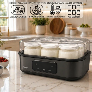 Mioji Mio YM8 Probiyotik Yoğurt & Kefir Yoğurt Yapma