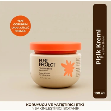 Pure Project Pişik Karşıtı Krem 100 ml | Kızarıklık & Tahriş Karşıtı Yoğun