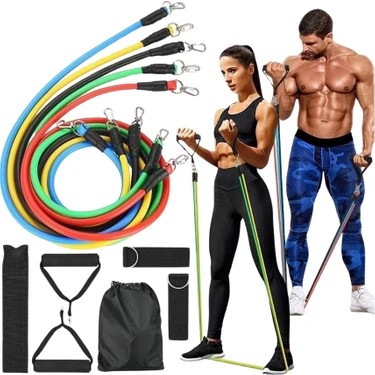 Uravas Store Full Body Antrenman Için Kapı Arkası Spor Bandı ve Aksesuar