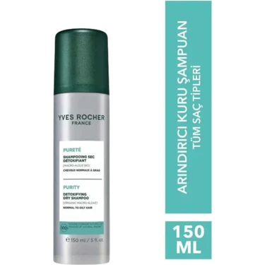Yves Rocher Organik Okyanus Algi Özlü Arındırıcı Kuru Şampuan 150 ml Tüm Saçlar Için Tuzsuz Detoks