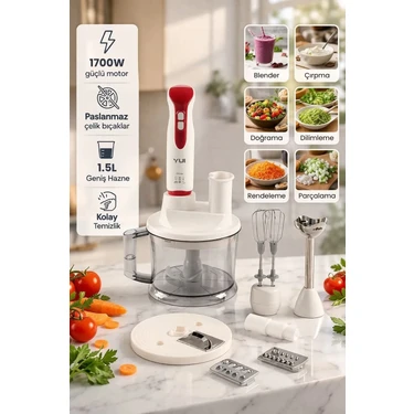  Yui M53 Multiblender 1700w Paslanmaz Çelik 1.5l