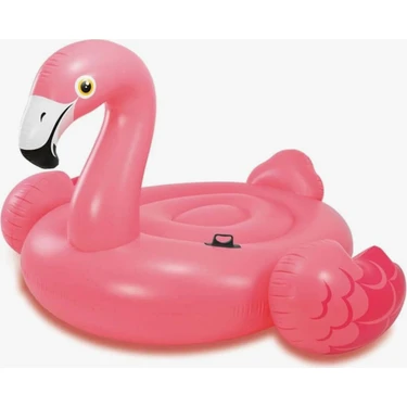intex Şişme Pembe Flamingo Deniz Yatağı – 178X135X97 cm | Tutma Kulplu Dev Havuz