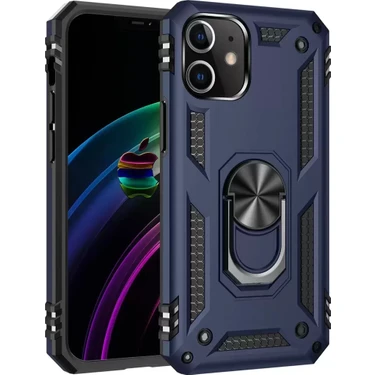 Uravas Store Newface Iphone 12 Kılıf Sofya Yüzüklü Silikon Kapak -