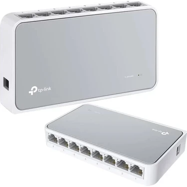 Uravas Store Tp-Link TL-SF1008D 8-Portlu 10/100MBPS Masaüstü