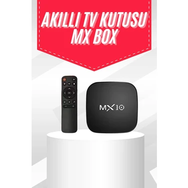 Uravas Store Mey Ithalat® Mx Box Android Tv Media Sound 4K Ultra Hd Görüntü