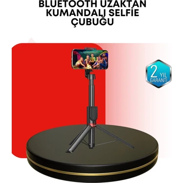Uravas Store Dikey ve Yatay Çekim Destekli Selfie Stick