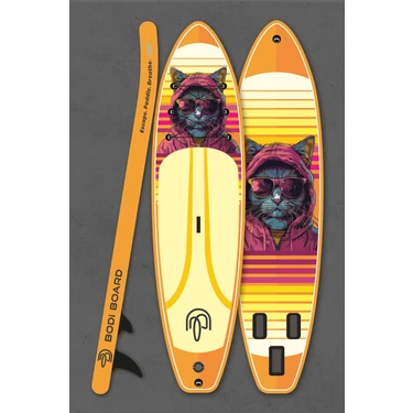 Paddle Board Sup Bodi Cyber Cat  Şişme Stand 350X84X15CM Full Set