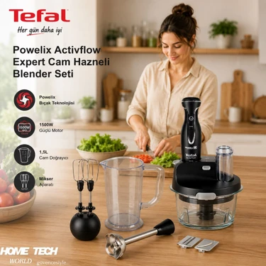 Tefal Powelix Activflow Expert 1500 Watt Cam Hazneli Blender Fiyatı