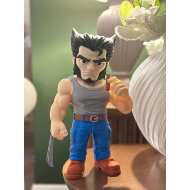 Printlabtr 28 cm Wolverine Figürü Dekoratif Koleksiyon Biblosu – 3D Baskı Süper Kahraman