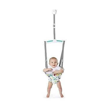 Uravas Store Bright Starts Playful Parade Kapı Zıplama Aparatı Ayarlanabilir Askılı Bebekler Için,