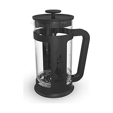 Uravas Store Bialetti - Smart French Press: Yaklaşık 350ML Kapasiteli Kahve Hazırlayıcı - Siyah