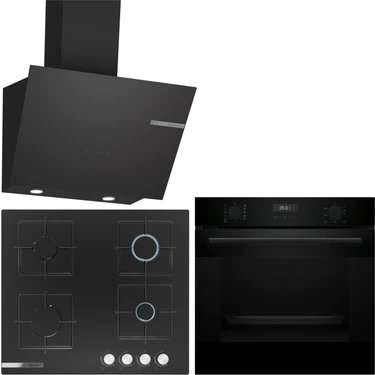 Bosch Siyah Ankastre Set