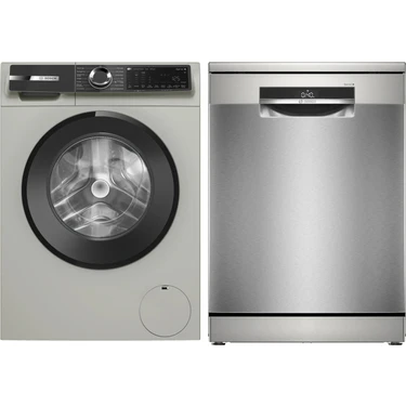 Bosch 2'li Beyaz Eşya Seti WGK252ZXTR-SMS6EKI63T /çamaşır Makinesi-Bulaşık