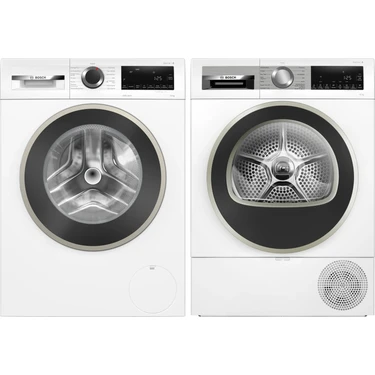 Bosch Ikili Beyaz Eşya Paketi WGA25202TR Çamaşır Makinesi - WQG25201TR Kurutma
