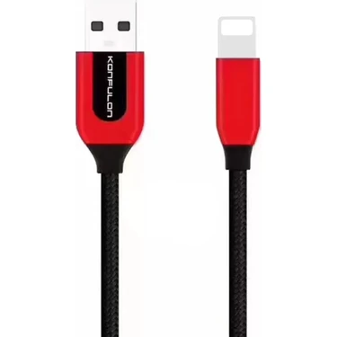 Uravas Store Konfulon S51 Lightning Kablo Iphone Uyumlu 1m 3A -