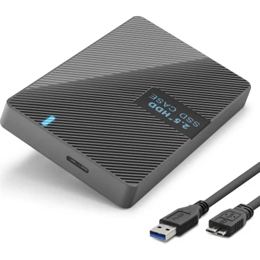 Uravas Store 2.5 Sata Hdd/ssd Harici Disk Kutusu USB 3.0 Micro-B - Siyah