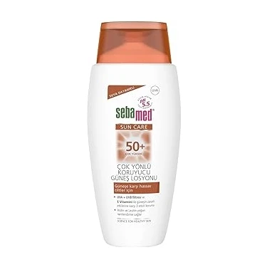 Uravas Store Sebamed Sun Care Spf 50+ Uva/uvb Filtresi ve E Vitamini Üçlü Yüksek Koruma Çok Yönlü