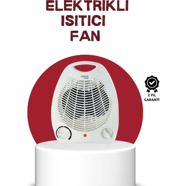 2000W Taşınabilir Elektrikli Fanlı Isıtıcı – Hızlı Isınma Kompakt Boy