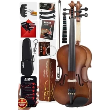Profesyonel 3/4 Boy Keman Seti, 10-13 Yaş