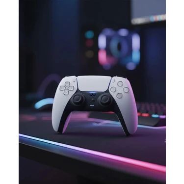 Zenvia Mey Ithalat® Ps5 Uyumlu Kablosuz Oyun Kolu Sessiz Tuşlar ve Güçlü