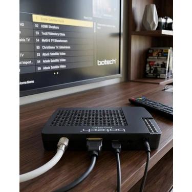 Zenvia Mey Ithalat® HDMI ve USB Girişli Full Hd Uydu Alıcısı Epg Destekli Pratik