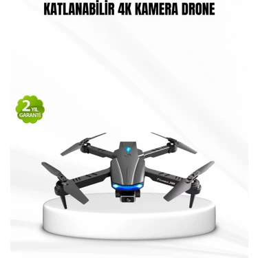 Zenvia Mey Ithalat® Wi-Fi Bağlantılı 4K Drone Katlanabilir ve 360° Takla