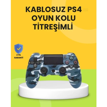 Zenvia Mey Ithalat® Ps4 Uyumlu Kablosuz Oyun Kolu Ergonomik Çift