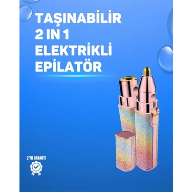 Zenvia Mey Ithalat® Kaş ve Yüz Epilation Aleti – Kolay Kullanımlı, Portatif Shaver USB