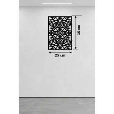 Zenvia Mey Ithalat® Gotham Temalı Ahşap Duvar Saati - 25X35 cm Lazer Kesim Dekoratif