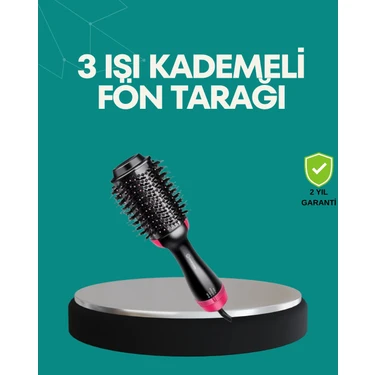 Zenvia Mey Ithalat® Kurutmalı Saç Şekillendirici Fönlü Fırça 1200 Watt