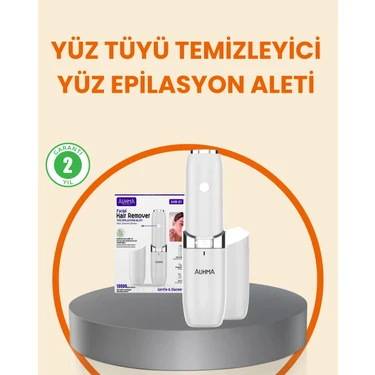 Zenvia Mey Ithalat® Ağrısız Yüz Tüy Temizleme Aleti Kompakt ve Sessiz