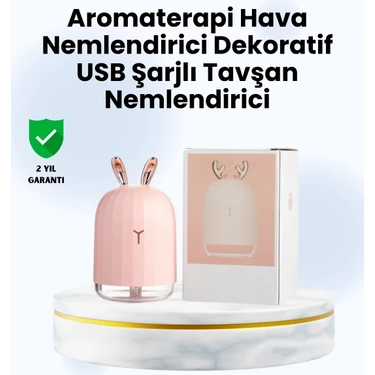 Zenvia Mey Ithalat® Beyaz Renk Ultrasonik Hava Nemlendirici ve Aromaterapi