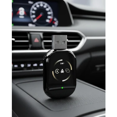 Zenvia Mey Ithalat® Kablosuz Carplay Android Auto Adaptörü Otomatik