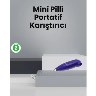 Zenvia Mey Ithalat® Mutfak Için Mini El Mikseri – Kahve, Süt, Krema ve Sos
