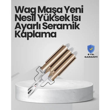 Zenvia Mey Ithalat® Bukle Saç Maşası – Kolay Kullanım, Sağlıklı Bukleler Yüksek