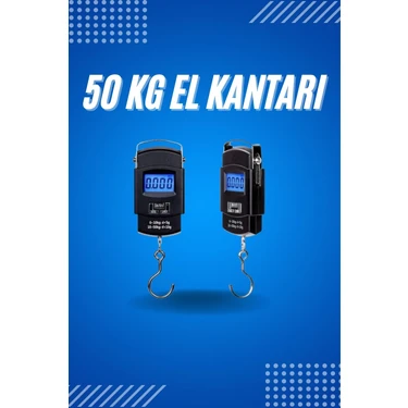 Zenvia Mey Ithalat® 50 kg Dijital El Terazisi Cep Tartısı El Kantarı