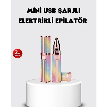 Zenvia Mey Ithalat® USB Şarjlı Kaş ve Yüz Tüy Alma Cihazı – Taşınabilir ve Acısız
