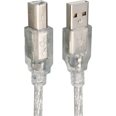 1,5 Metre Uzunlukta Şeffaf USB Yazıcı