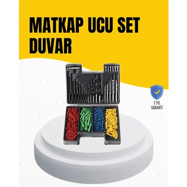 Zenvia Mey Ithalat® Delme Uç Seti 24 Parça Kutulu Matkap Ucu Ahşap Metal Beton