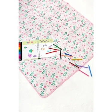 Esranın Dünyası Proof Sıvı Geçirmez Etkinlik Aktivite Halı Örtüsü 140X140 cm Çok Amaçlı Bebek Çocuk